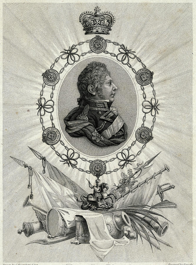 King Iv Of England Head Drawing by Mary Evans Picture Library
