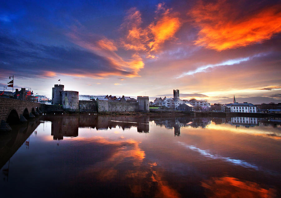 Castle Photograph - Limerick King Johns Castle by Dominick Moloney