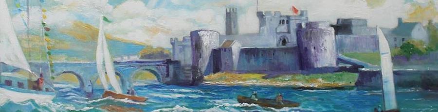 King Johns Castle Limerick Ireland Painting by Paul Weerasekera