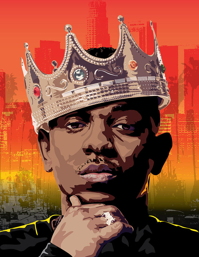 Kendrick Lamar Digital Art - King Kendrick by Tec Nificent