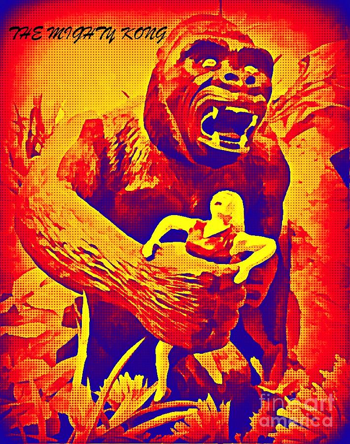 King Kong Digital Art - King Kong by John Malone