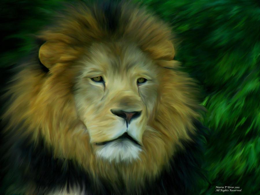 King Painting by Maria Urso