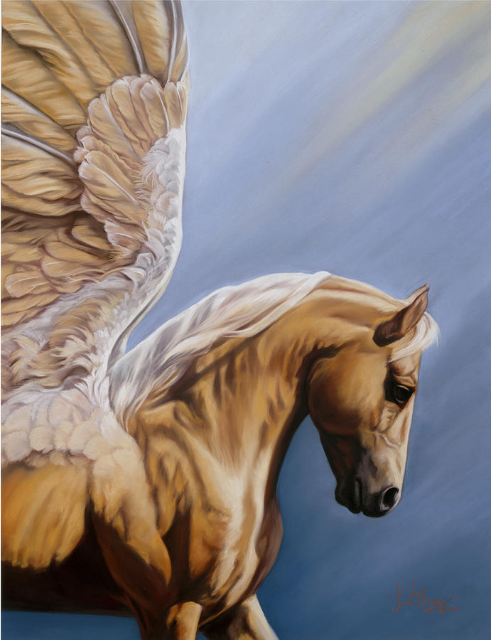 Pegasus Pastel - King Midas by Kim McElroy Pegasus Pastel - King Midas by Kim McElroy