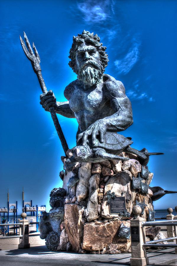 King Neptune Statue Photograph by Shannon Louder