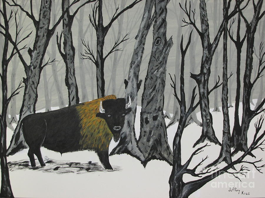 King Of The Woods Painting by Jeffrey Koss