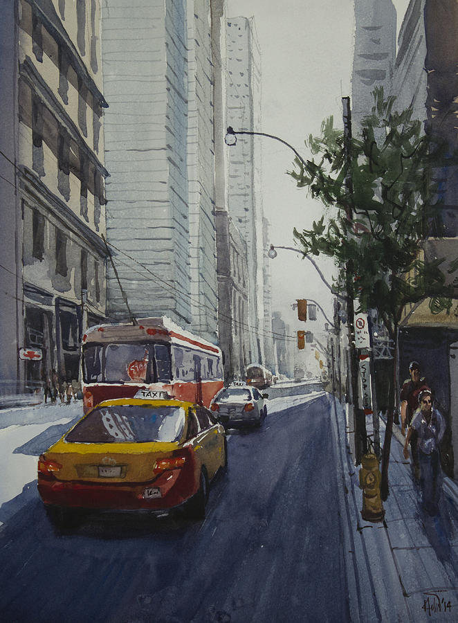 King Street 01 Painting by Helal Uddin