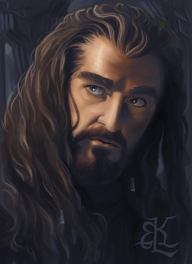 The Hobbit Painting - King Under the Mountain by Lydia Kinsey