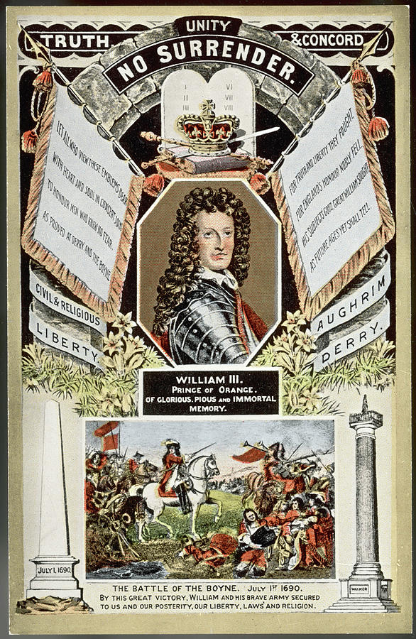 William Drawing - King William IIi Propaganda by Mary Evans Picture Library