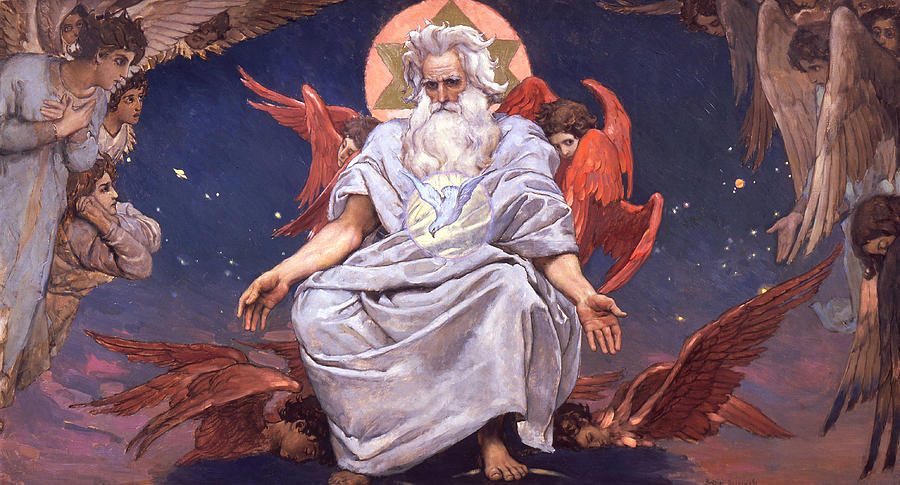 Guido Reni Painting - Kingdom of God by Viktor Mikhaylovich Vasnetsov