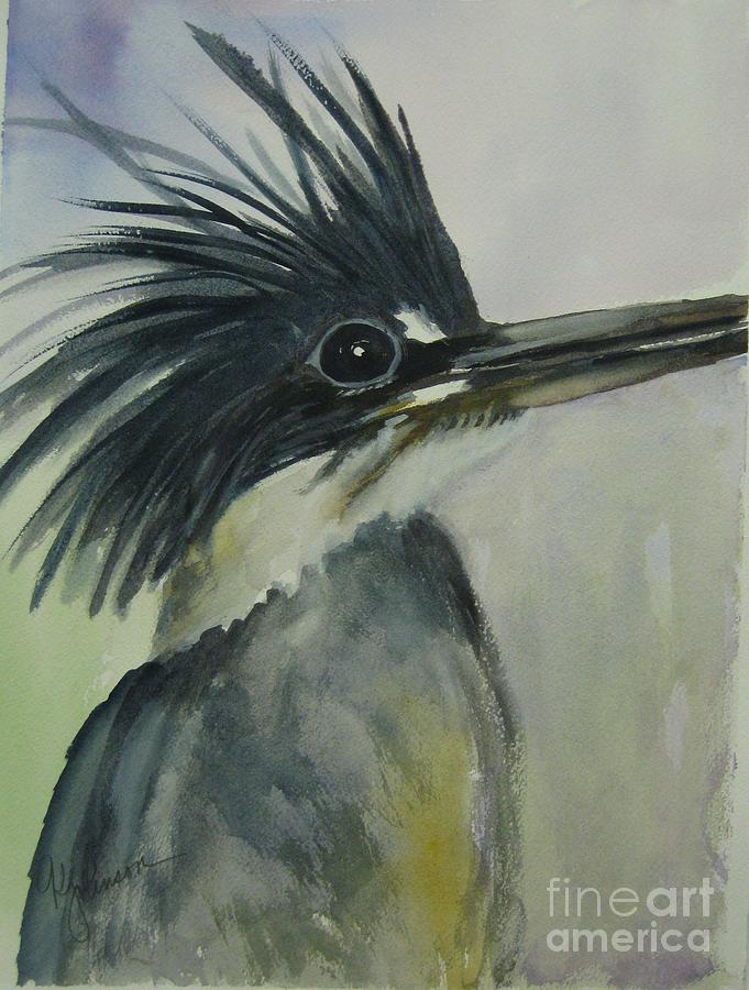 Kingfisher Painting - Kingfisher by Georgia Johnson