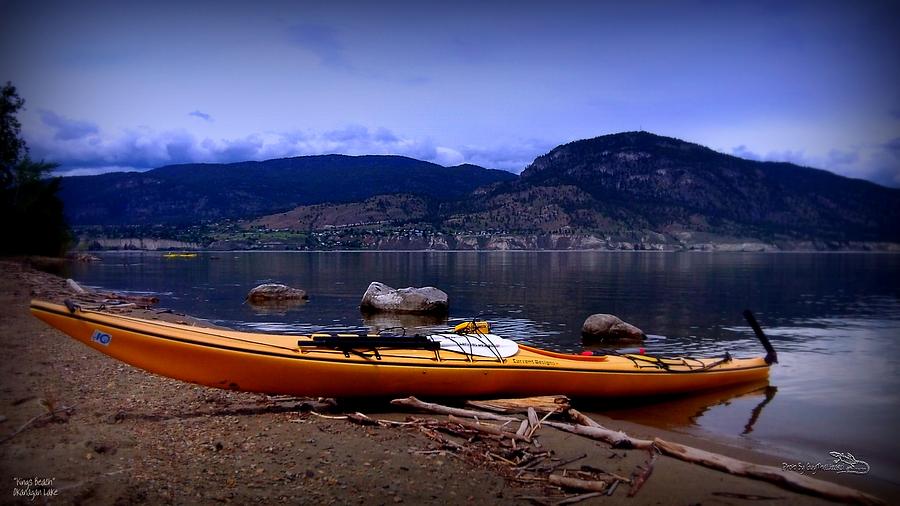 Kings Beach - Okanagan Lake - Kayaking Photograph by Guy Hoffman