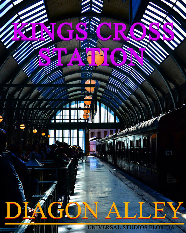 Kings Cross Sation poster Photograph by David Lee Thompson
