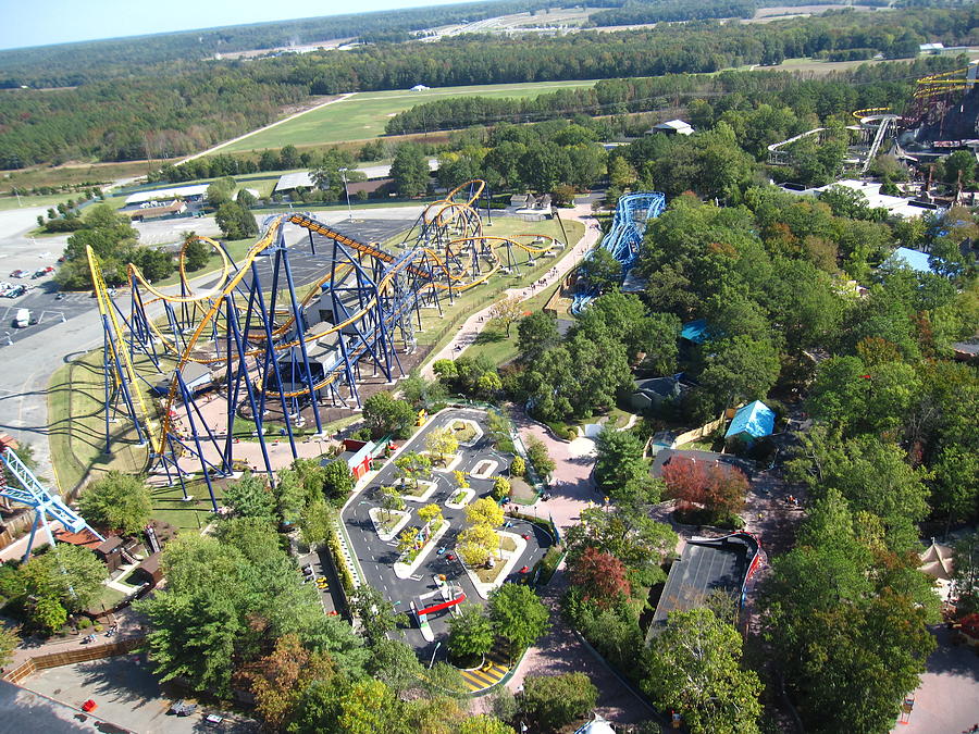Kings Photograph - Kings Dominion - Dominator - 12125 by DC Photographer