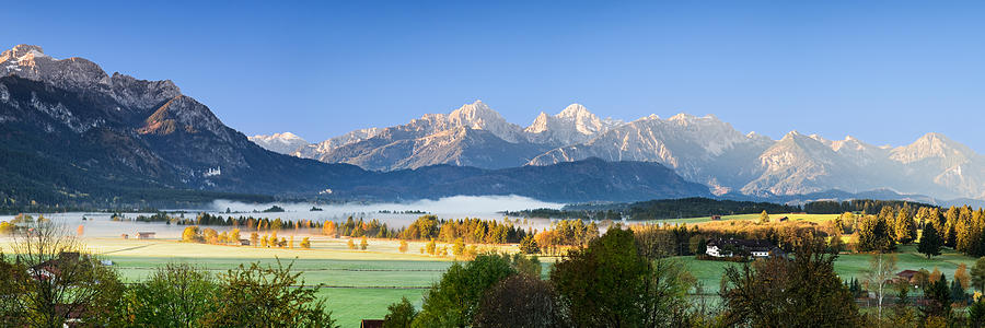 Nature Photograph - Kings Region And Allgau Alps, Bavaria by Panoramic Images