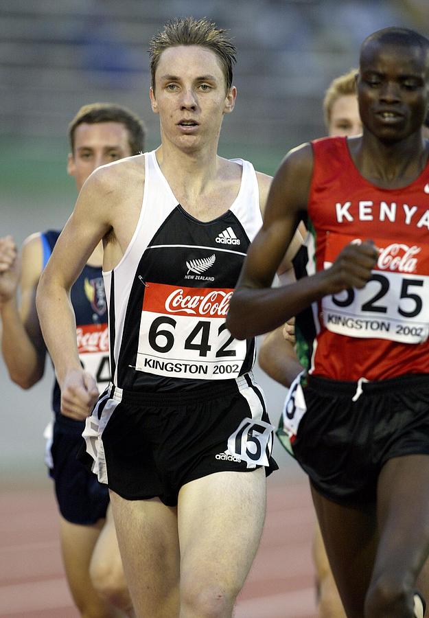 KINGSTON, JAMAICA - JULY 18:   Nick Willis of New Zealand competes in the Mens 1500 Meters qualifica Photograph by Andy Lyons