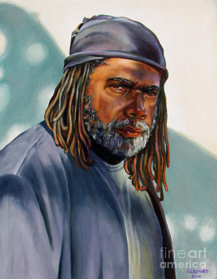 Portrait Painting - Kinkabob by Suzanne Leonard