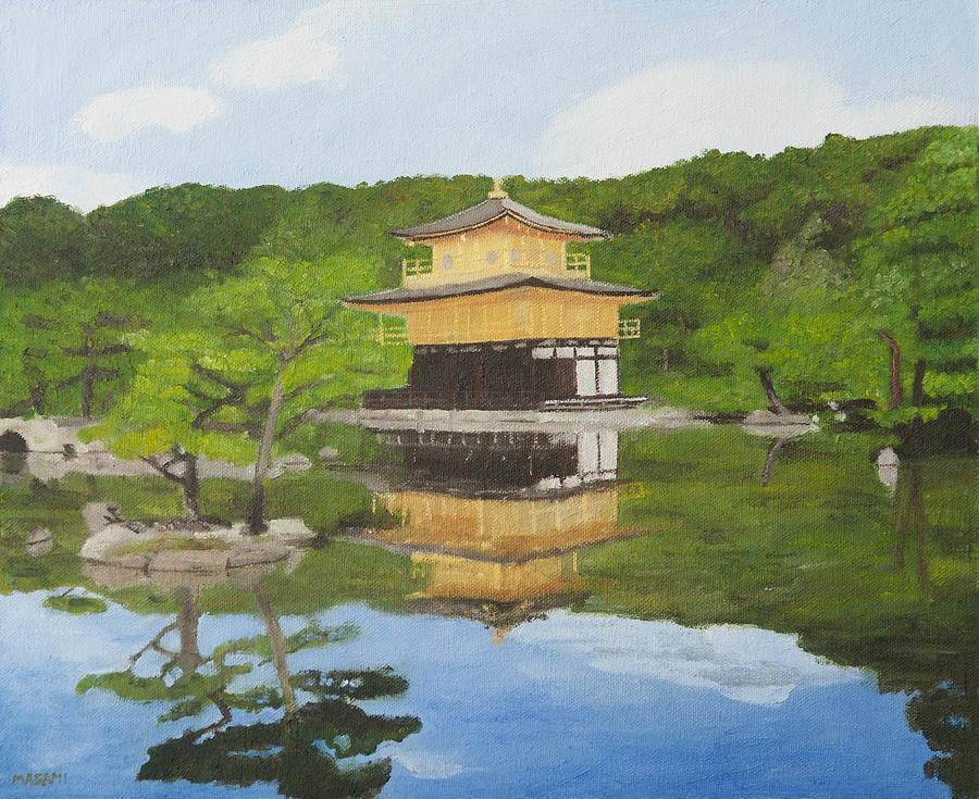 Kinkaku Ji Painting by Masami Iida