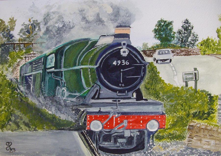 Kinlet Hall Painting by Carole Robins