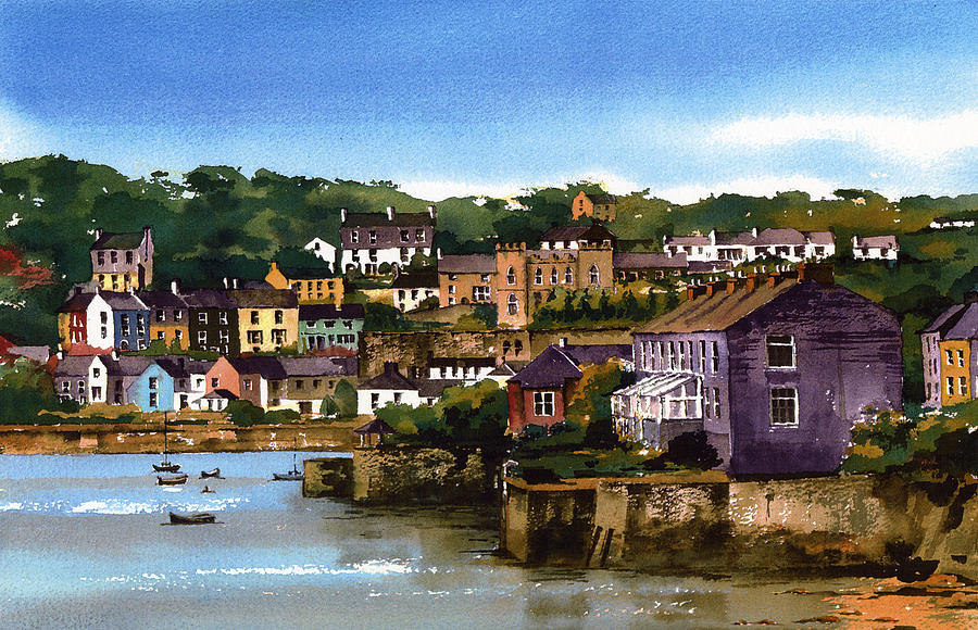 Kinsale Harbour West Cork Painting by Val Byrne