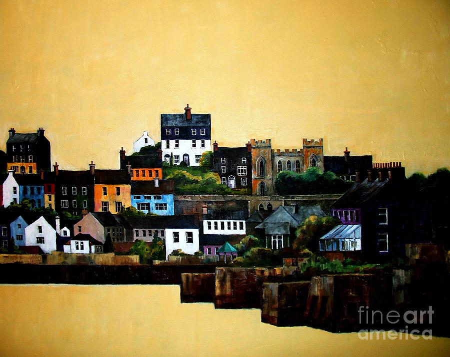 CORK Kinsale Harbour Painting by Val Byrne