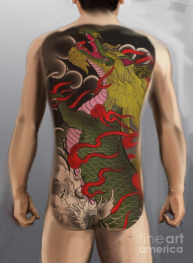 Samurai bodysuit tattoo Digital Art by Jeremy Tan - Pixels