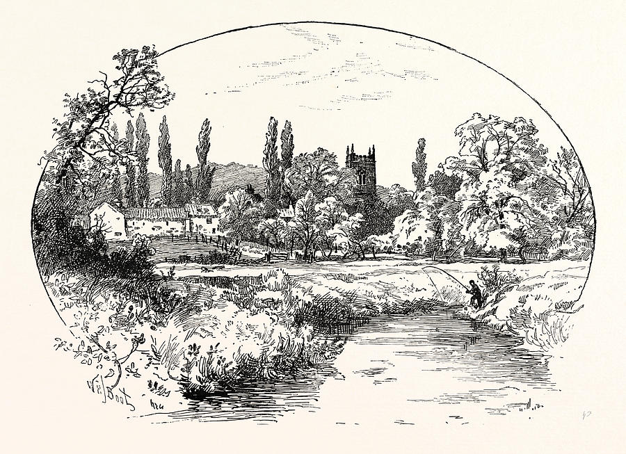 Kirkby Wharfe, Is A Village 2 Miles South Of Tadcaster Drawing by ...