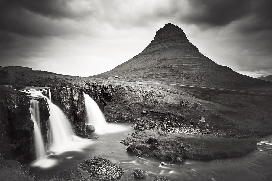 Nature Photograph - Kirkjufellfoss by Nina Papiorek