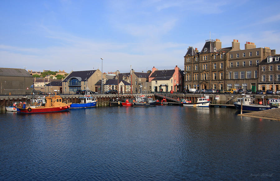 Kirwall Harbour in Orkney Photograph by Jennifer LaBouff