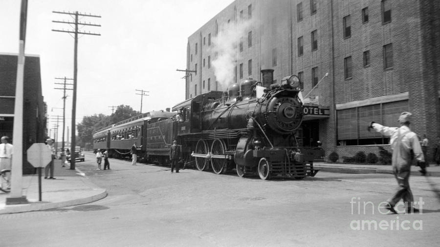 Train Photograph - Kishacoquillas Valley Railroad, 1937 by Hagley Archive