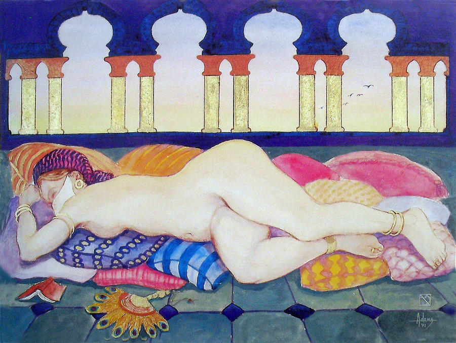 Harem Painting - Kismet by Jack Adams Harem Painting - Kismet by Jack Adams
