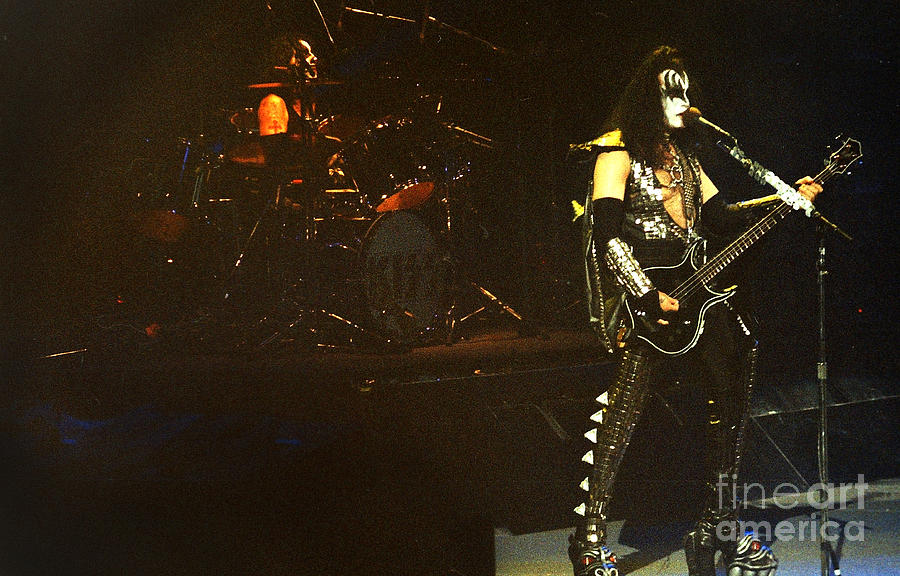 Music Photograph - KISS-Gene-Peter-0573 by Gary Gingrich Galleries