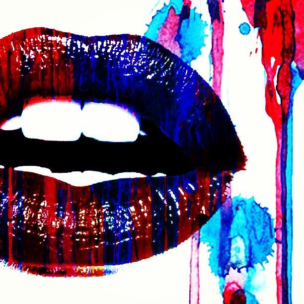 Colorful Photograph - Kiss Me... #lips #sexy #art #pop by Mr Jeremy