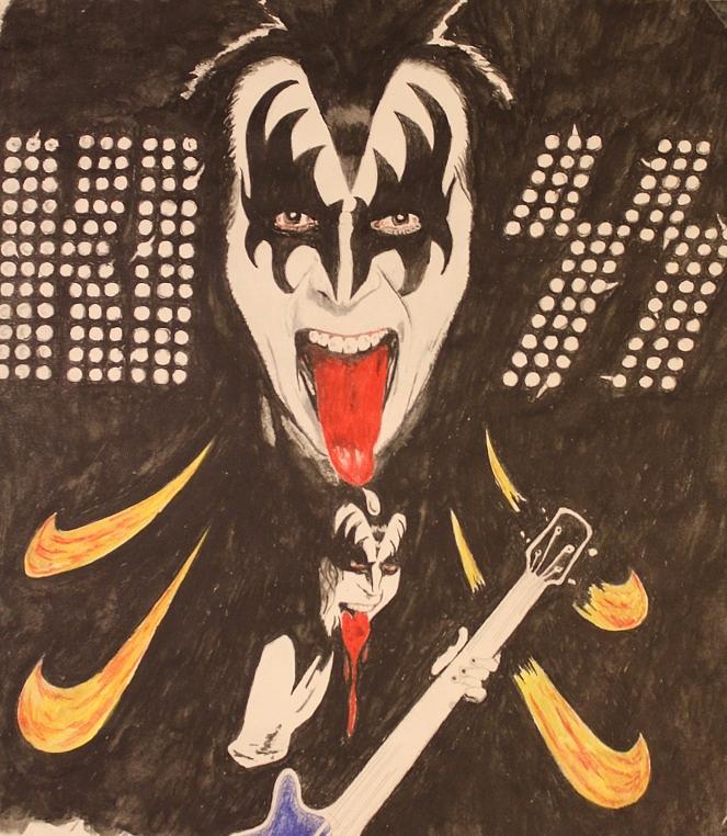 Kiss Painting by Michael McGrath
