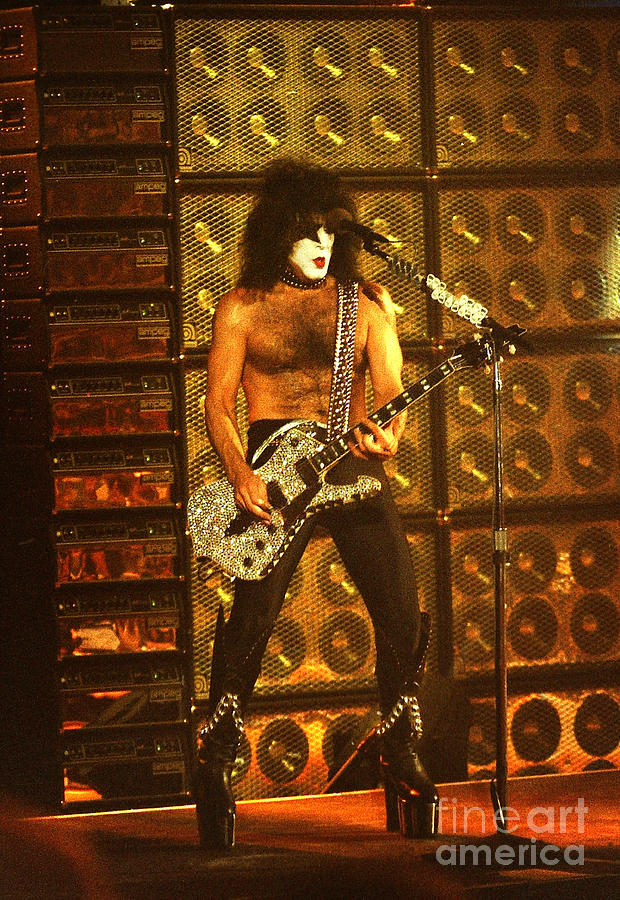 Music Photograph - KISS-Paul-0557 by Gary Gingrich Galleries