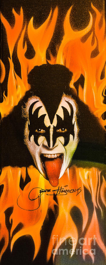 Music Photograph - Kiss The Demon by Gary Keesler