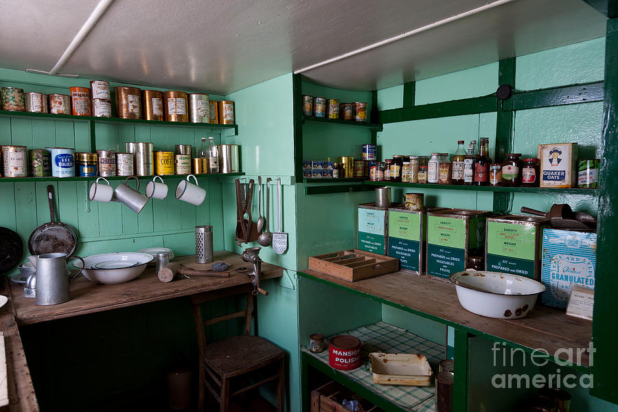 Kitchen At Port Lockroy Museum Photograph by John Shaw