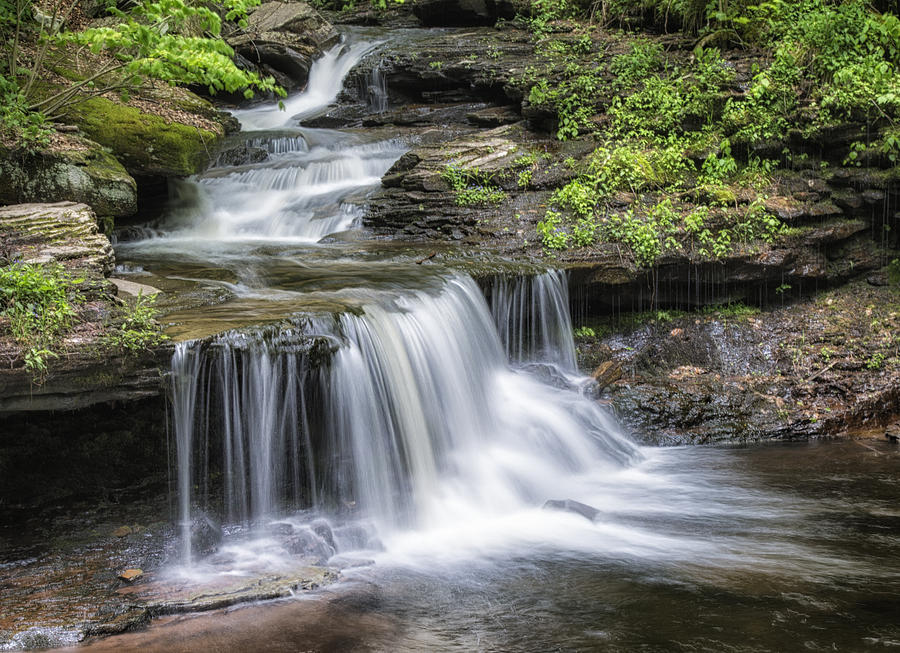 Kitchen Creek Falls Photograph by Wade Aiken