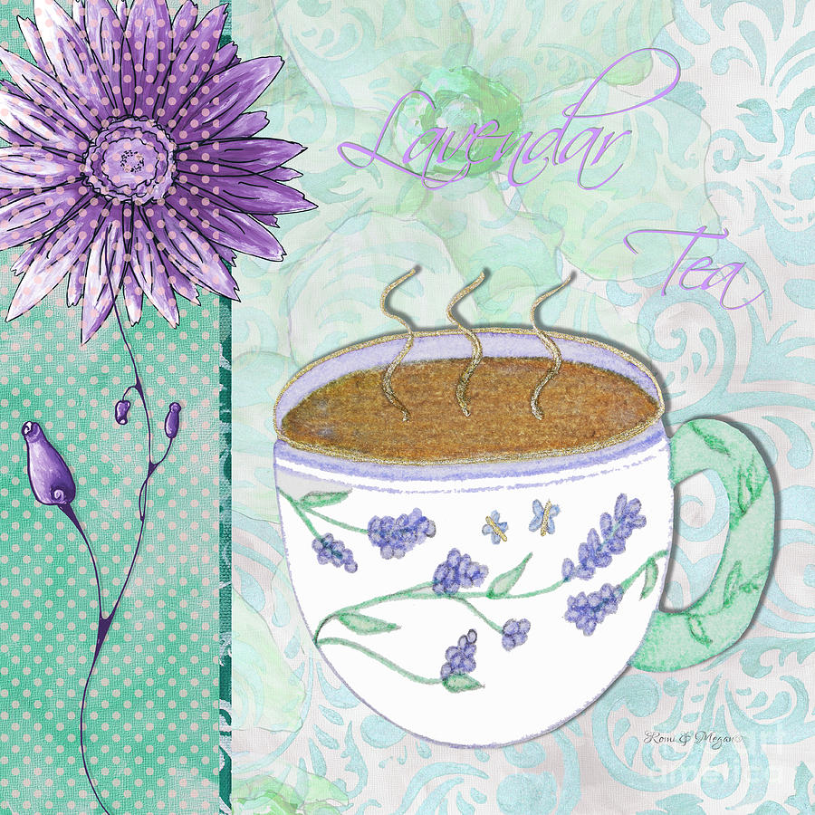 Kitchen Cuisine Hot Cuppa No80 by Romi and Megan Painting by Megan ...