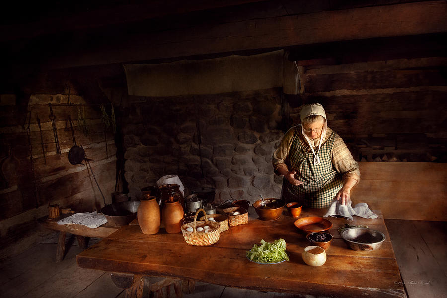 Kitchen - Farm cooking Photograph by Mike Savad