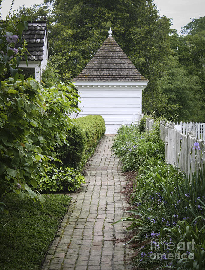 Spring Photograph - Kitchen Garden Path by Teresa Mucha