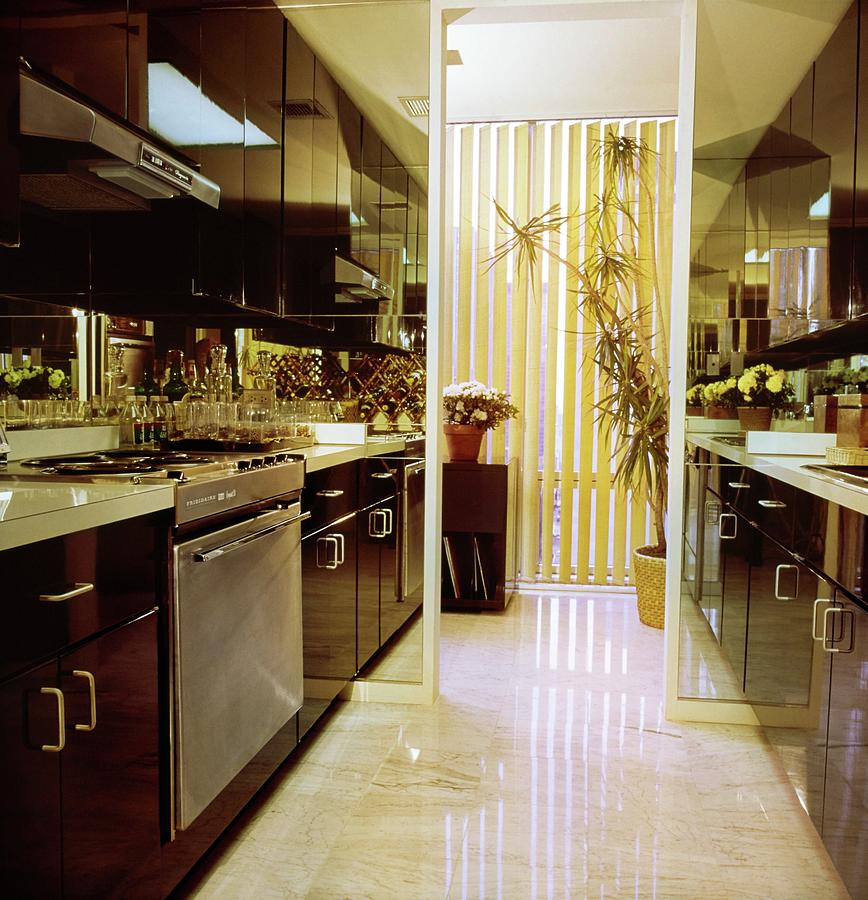 New York City Photograph - Kitchen In Olympic Tower by Horst P. Horst