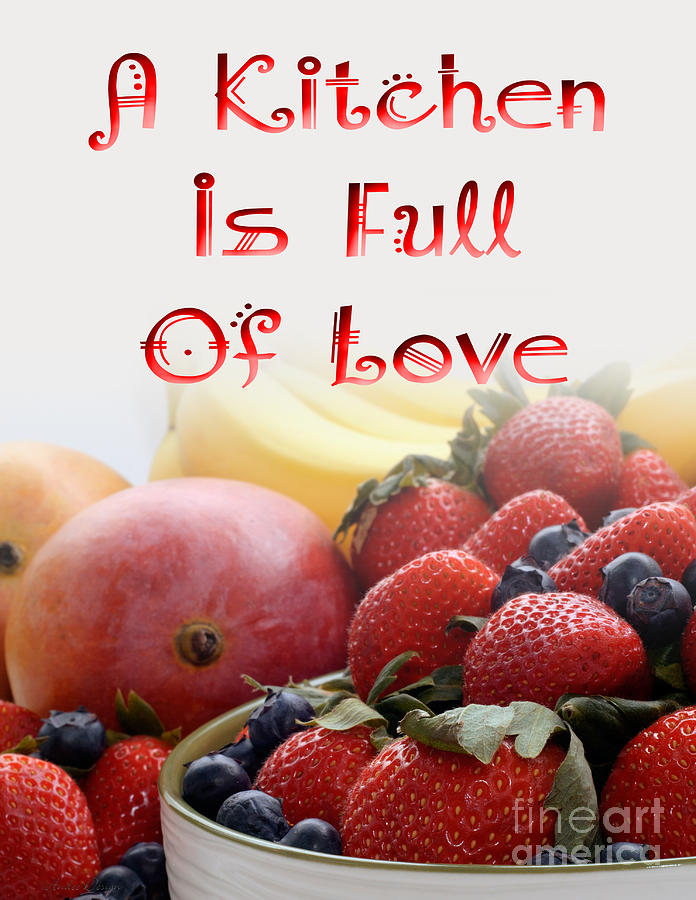 Kitchen Is Full Of Love 16 Digital Art by Andee Design