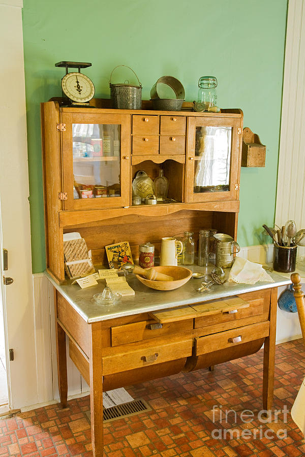 Kitchen Side Board at the MacGregor Ranch Photograph by Fred Stearns