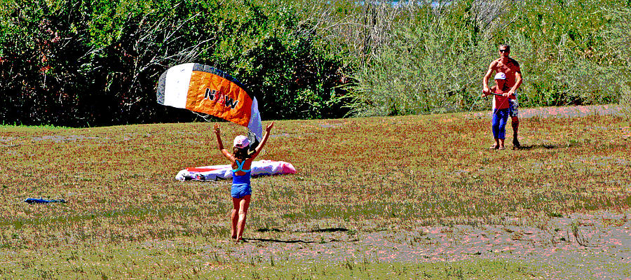 Kite Board Training Photograph by Joseph Coulombe