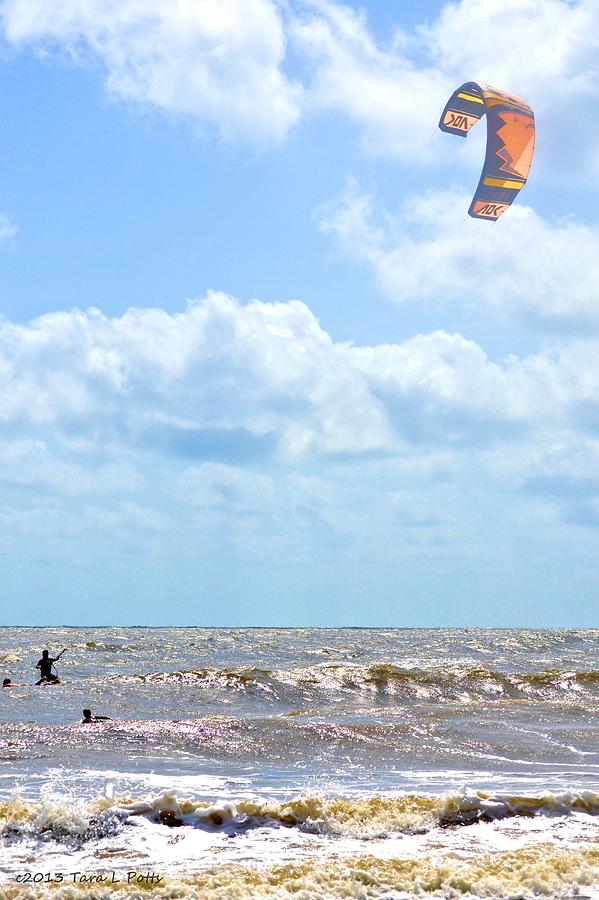 Kite Surfing Photograph by Tara Potts