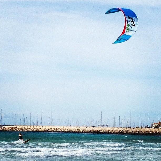 Kite Photograph - #kite-surf...windy In #mallorca by Balearic Discovery