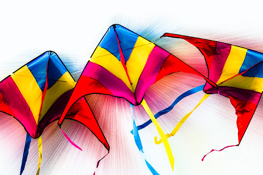 Kites Photograph by Michael Arend