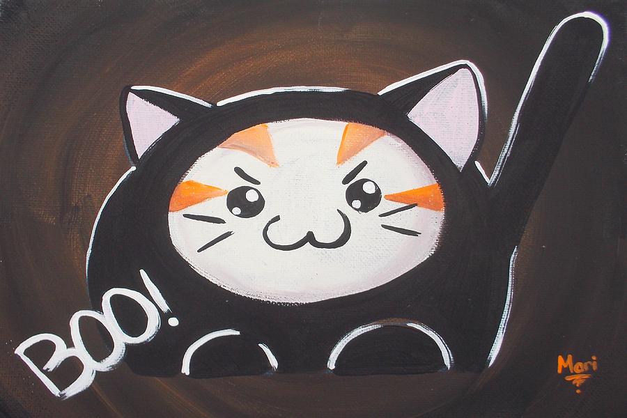 Kitty Costume Painting by Marisela Mungia