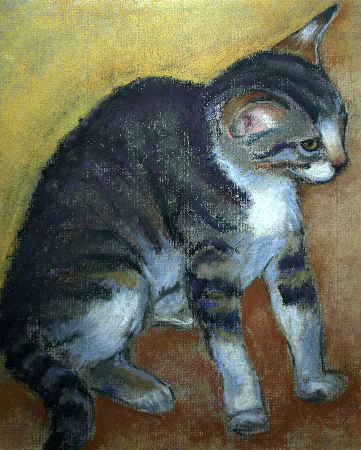 Kitty Kitty Painting by Carol Jo Smidt