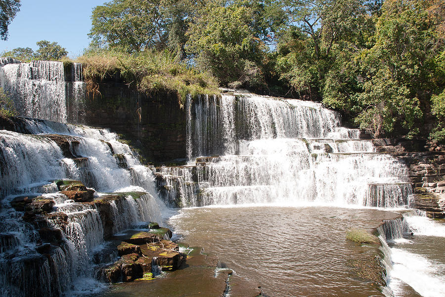 Kiubo Waterfalls Katanga Congo Photograph by Robert Ford